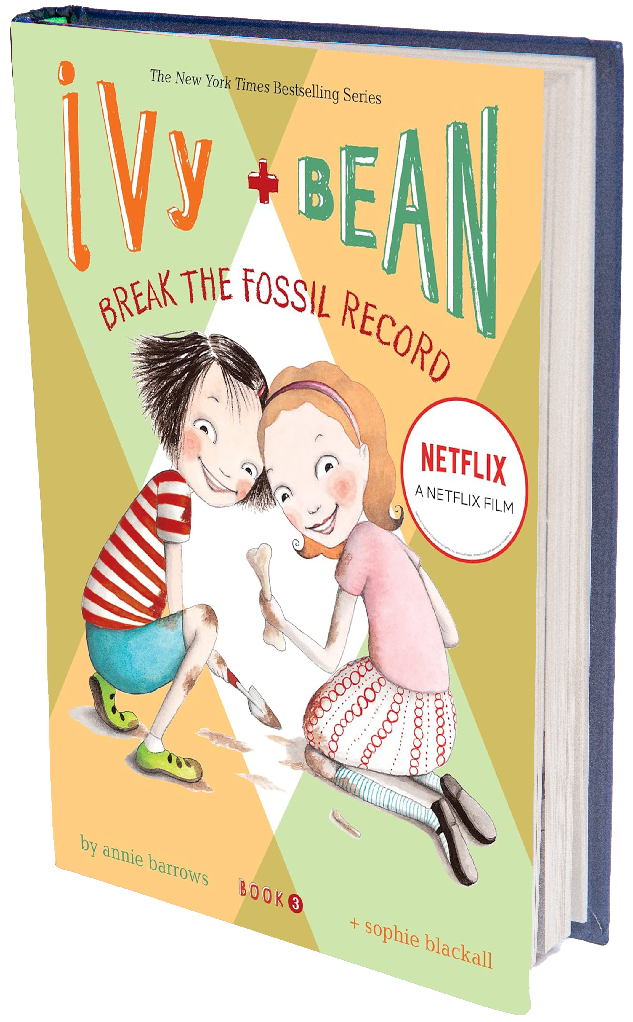book cover 2 girls digging up a bone