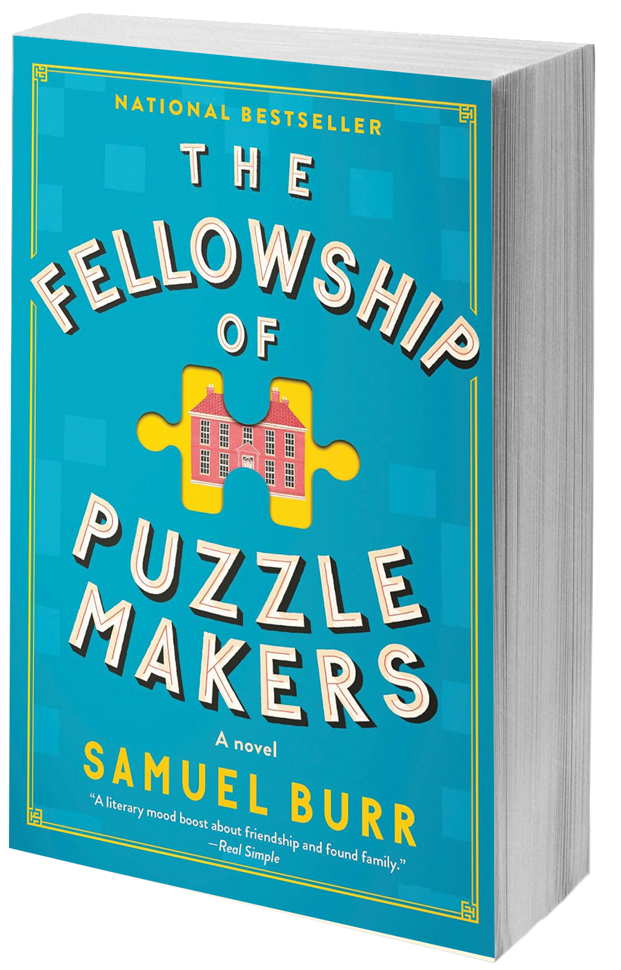 book cover house in a puzzle piece