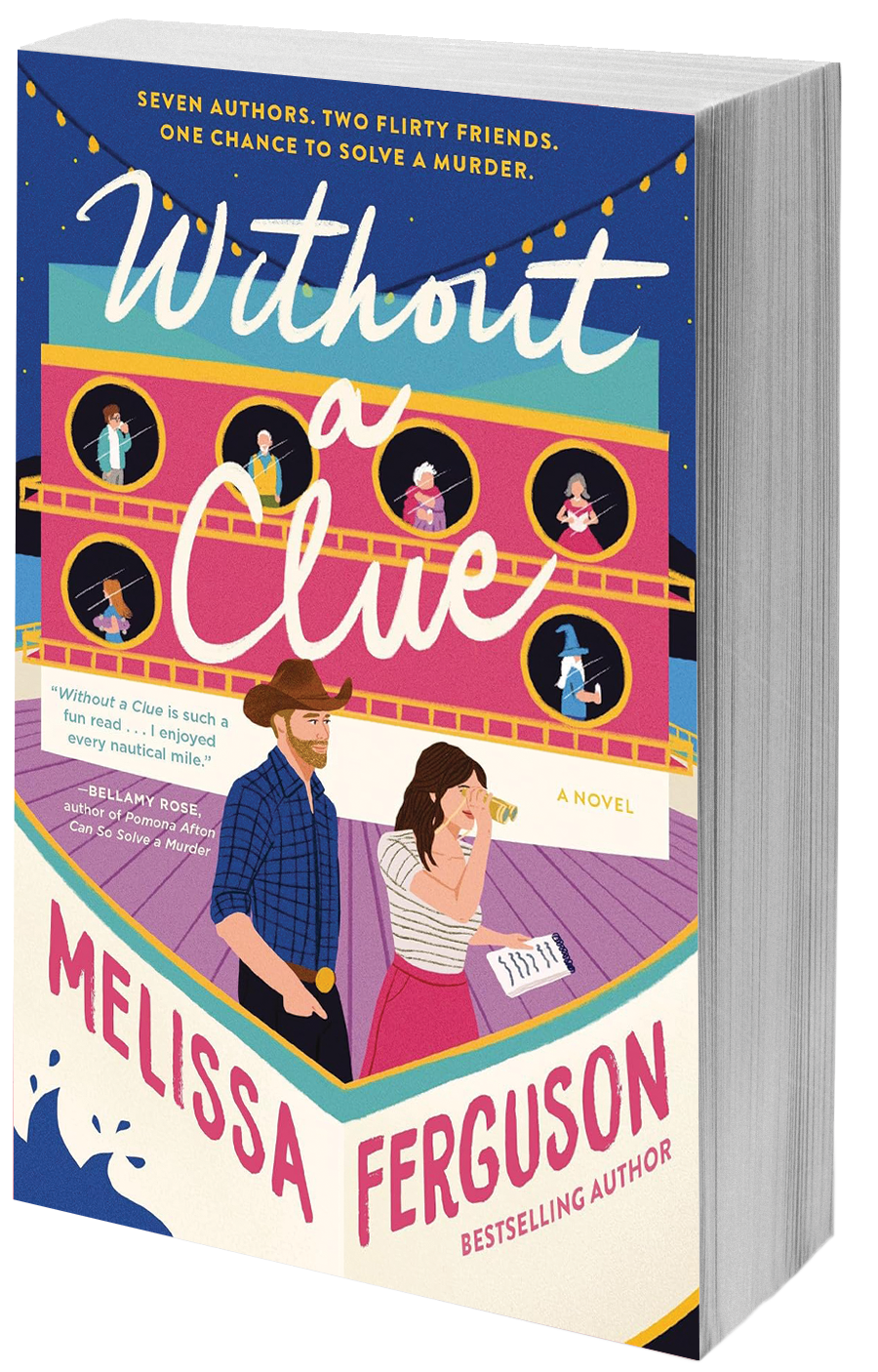 book cover people on a ship