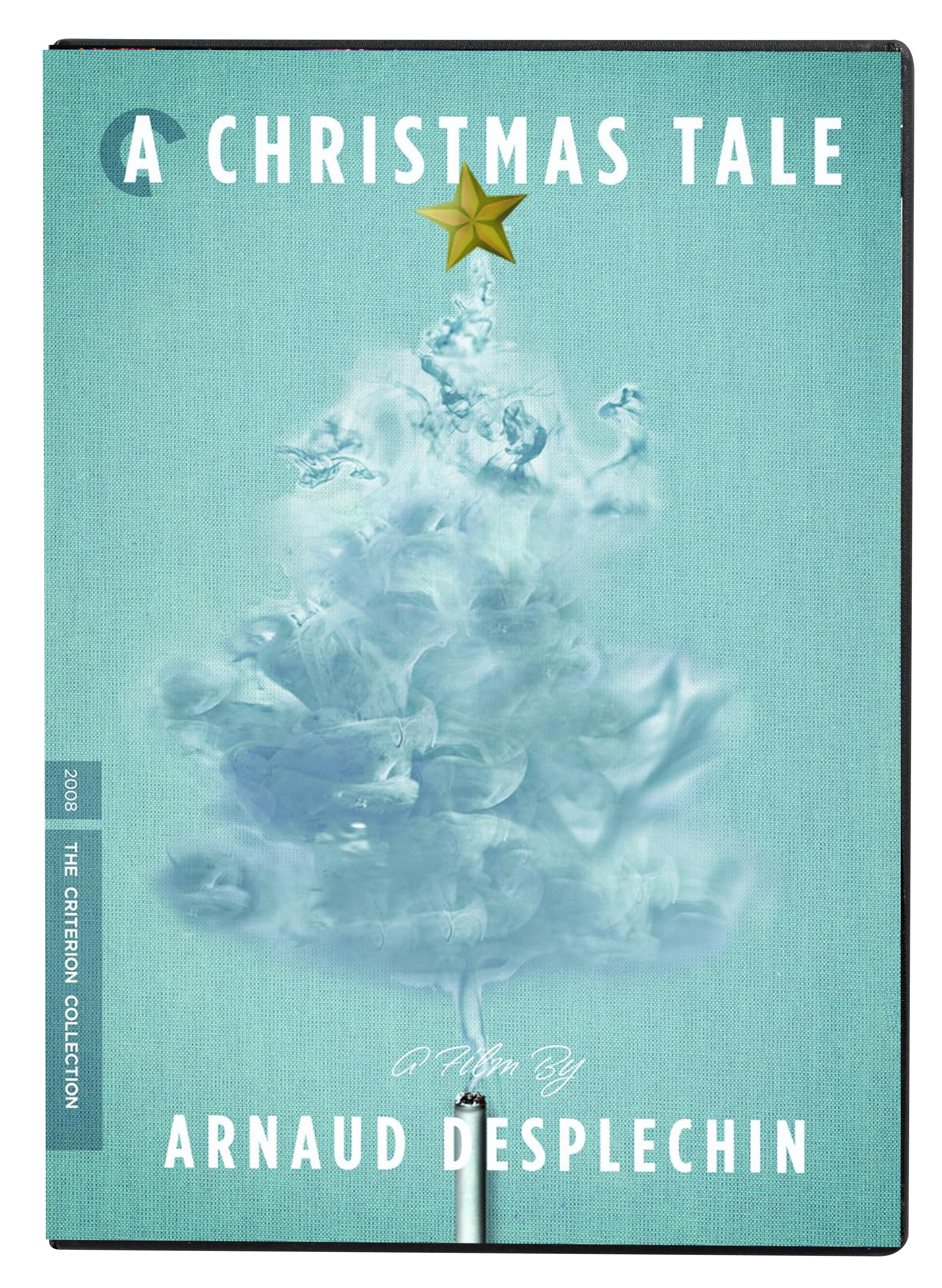 DVD cover Christmast tree made of smoke