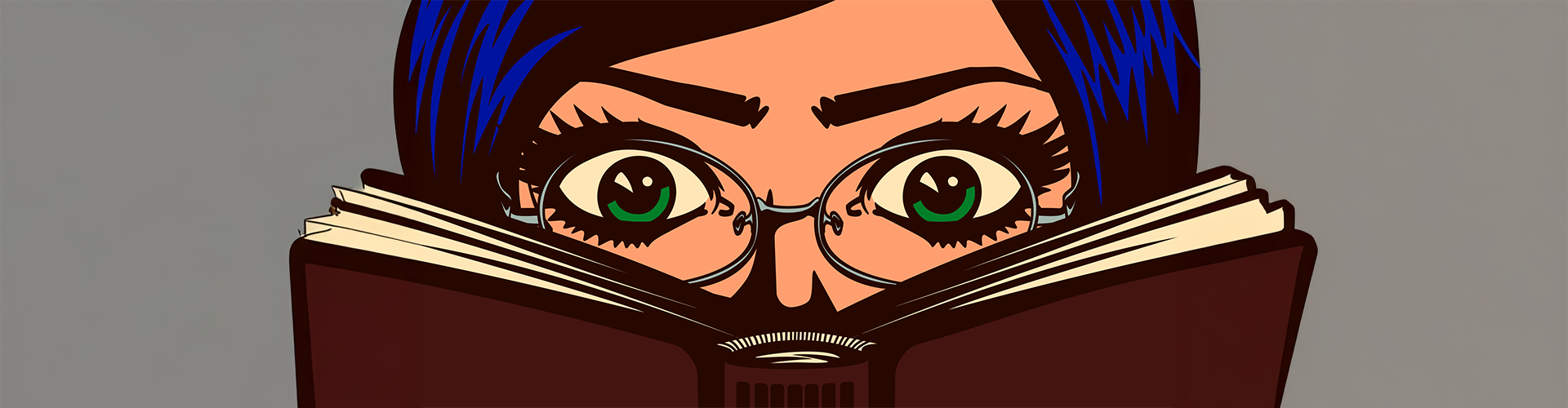 reading graphic novel