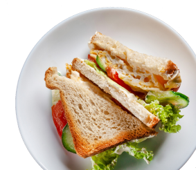 Image of a sandwich on a plate