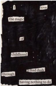blackout poetry example
