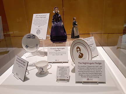 Figurines and ceramics celebrating Florence Nightingals