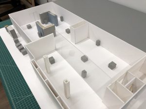 scale model of the gallery
