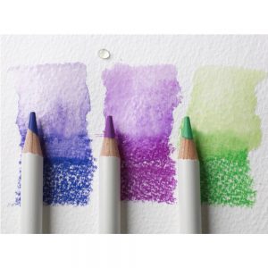 blue purple and green watercolor pencils