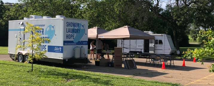 Mobile Access Shower & Laundry vehicle