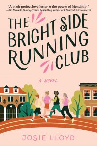 book cover of a small group of women running