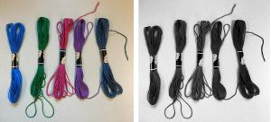 embroidery floss skeins