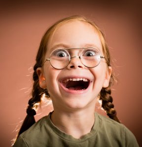 girl making a silly face