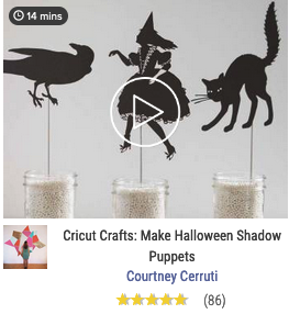Creativebug Halloween shadow puppets