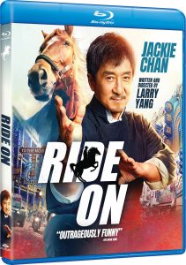 Blu Ray cover with Jackie Chan and a horse