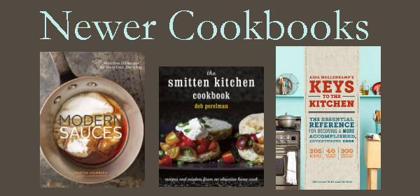 newer cookbooks