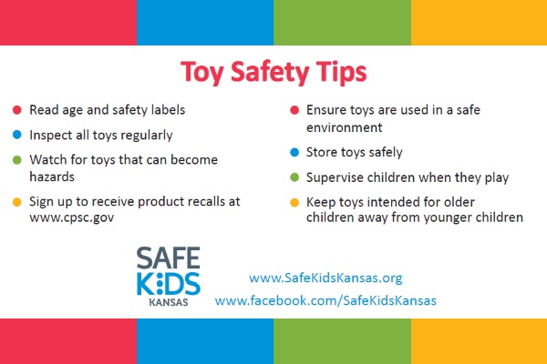 toy safety tips from safekidskansas.org