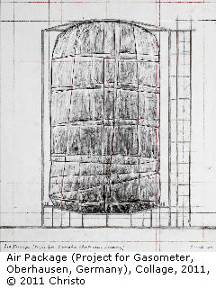 Air Package, collage, 2011 drawing