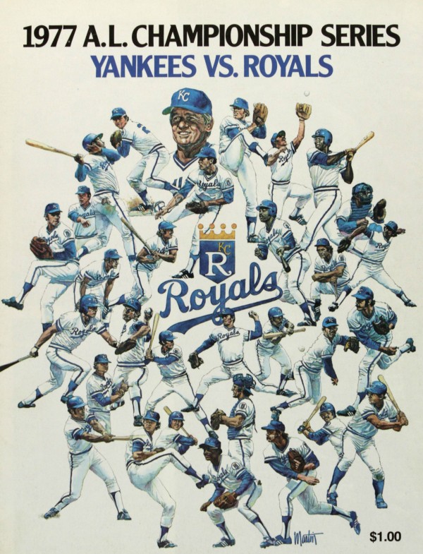 1977 American League Championship Series porgram 64864a_lg royals program