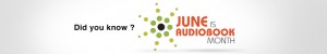 June is Audiobook Month