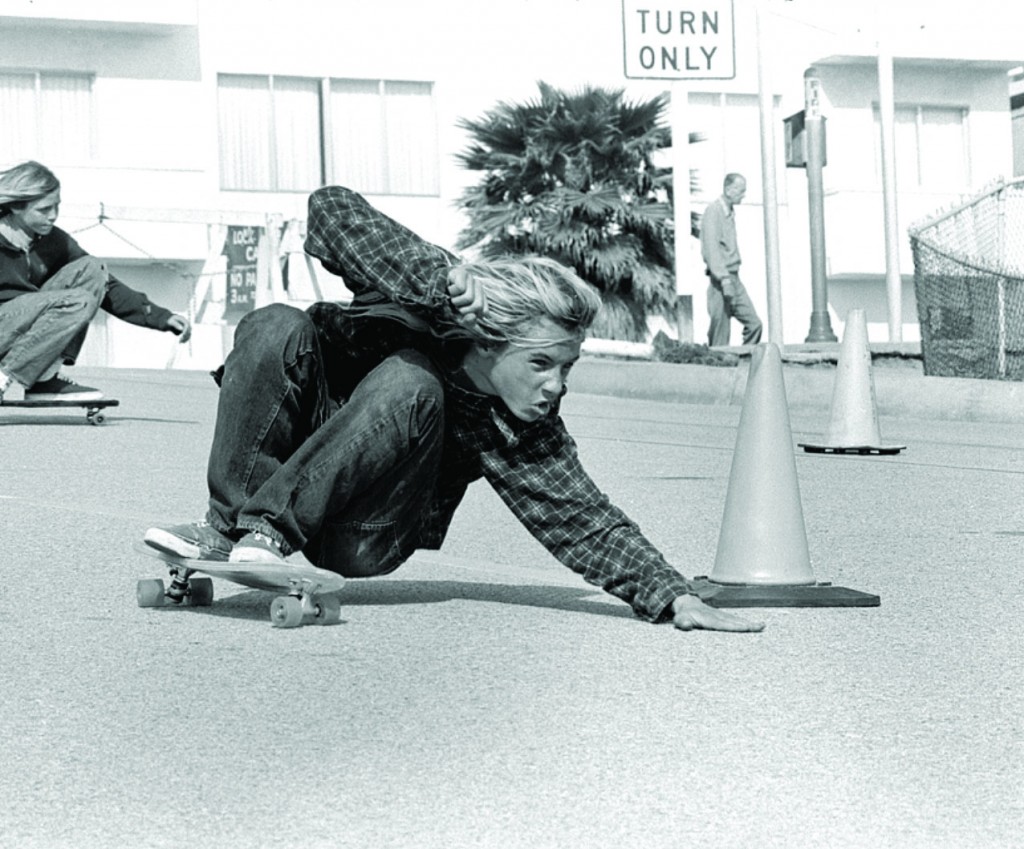 Z-Boy Jay Adams executes a Bert Slide on Bicknell Hill, Santa Monica