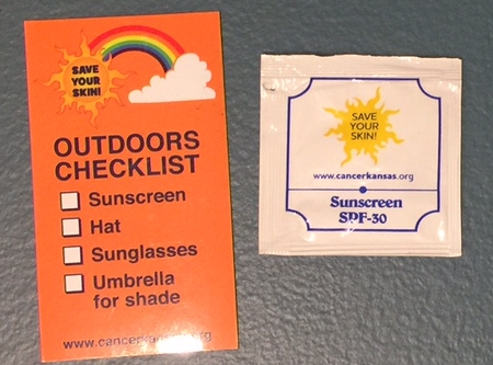 Pick up your free magnet and single-use sunscreen at the library display this June while you learn about the outdoor checklist to help save your skin!