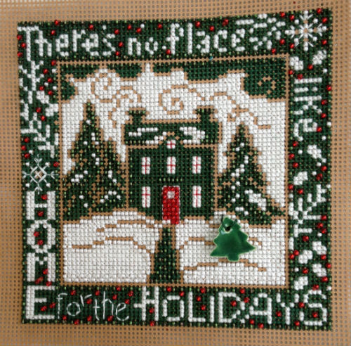 Counted Cross Stitch created by library employee, Dianne Elrichs.